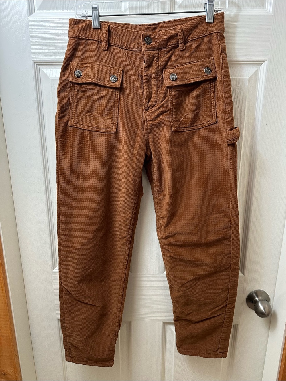 Free People Kyo Carpenter Corduroy Pants Size 2